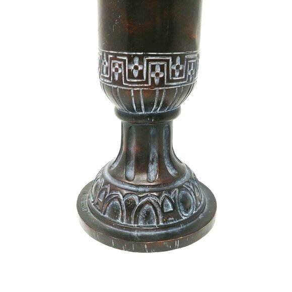 Decorative Finial Home Table Decor Geometric Pattern Vtg. Marked 2005 Meltech - Picture 2 of 7